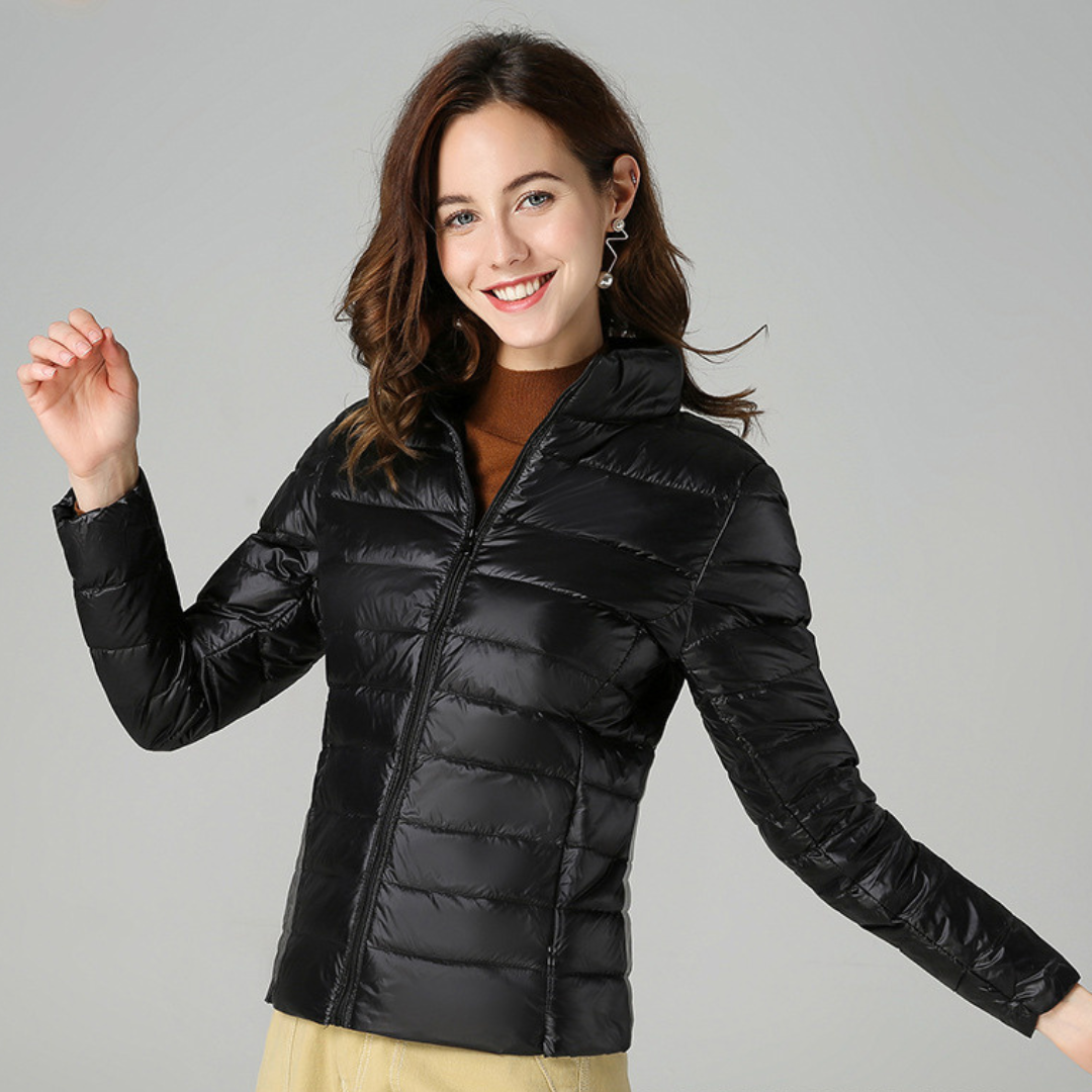 Amaris | Veste Ultralégère En Plumes De Canard Blanc