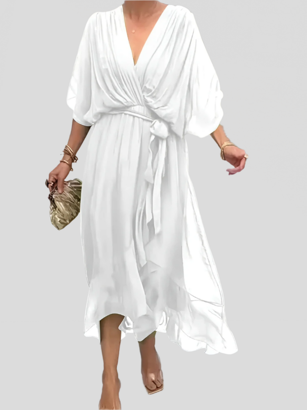 Adrianne | Robe En Soie Élégante