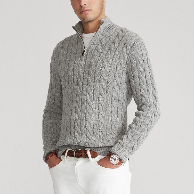Nicolas | Pull Demi-Zip Style Old Money