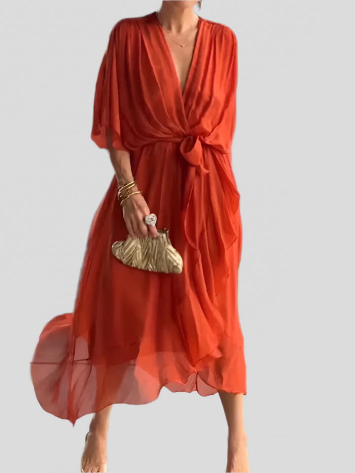 Adrianne | Robe En Soie Élégante
