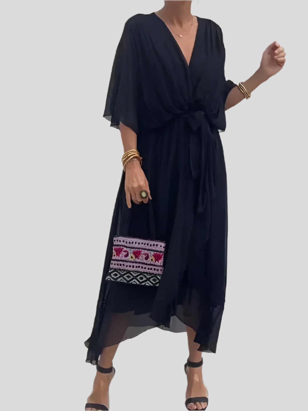 Adrianne | Robe En Soie Élégante
