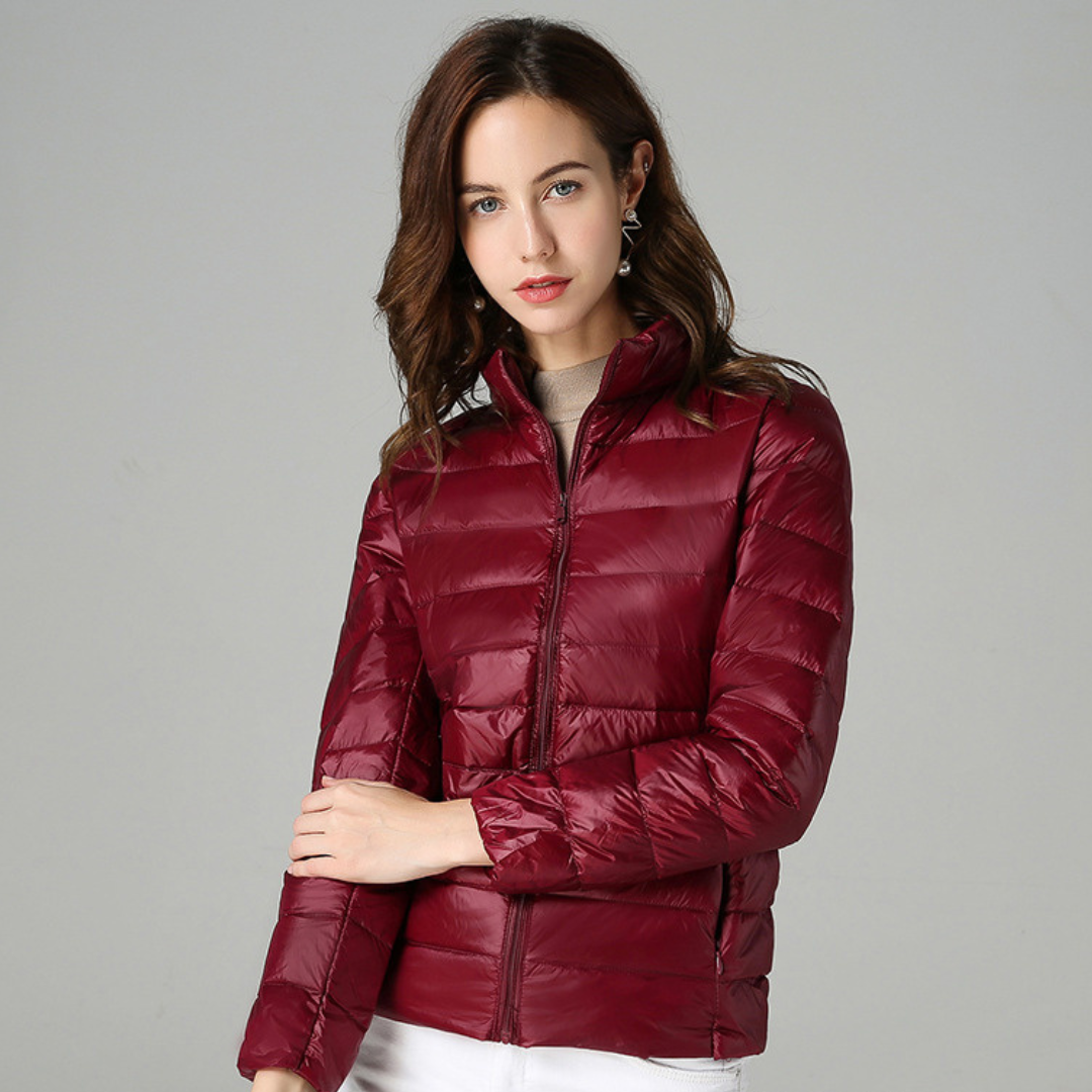 Amaris | Veste Ultralégère En Plumes De Canard Blanc