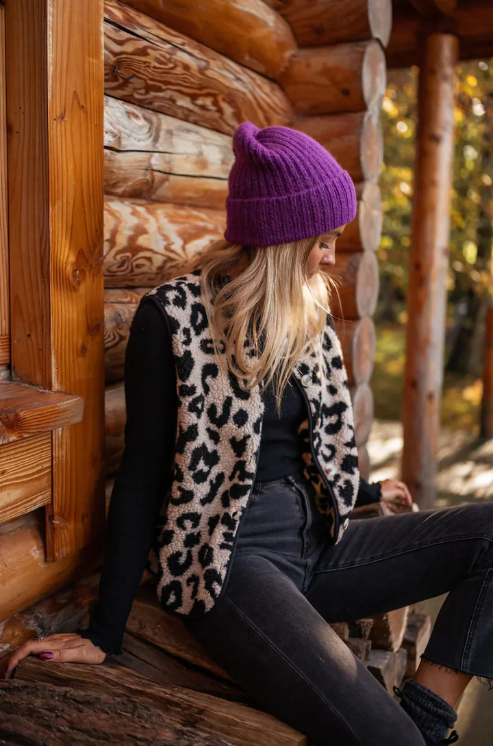 Leana | Gilet Léopard