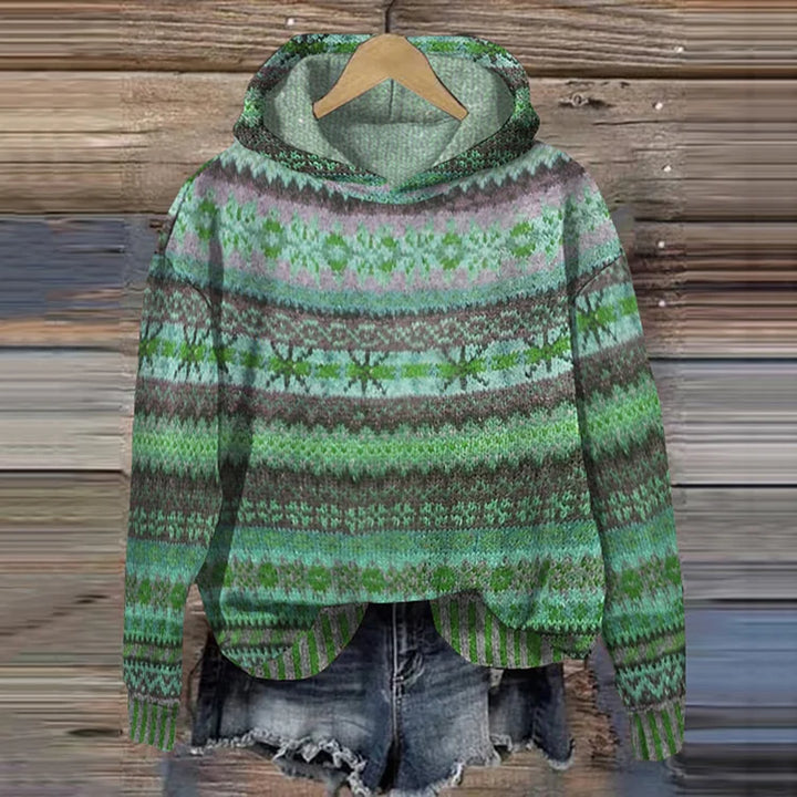 Uvelia | Sweat À Capuche Rétro Ethnique