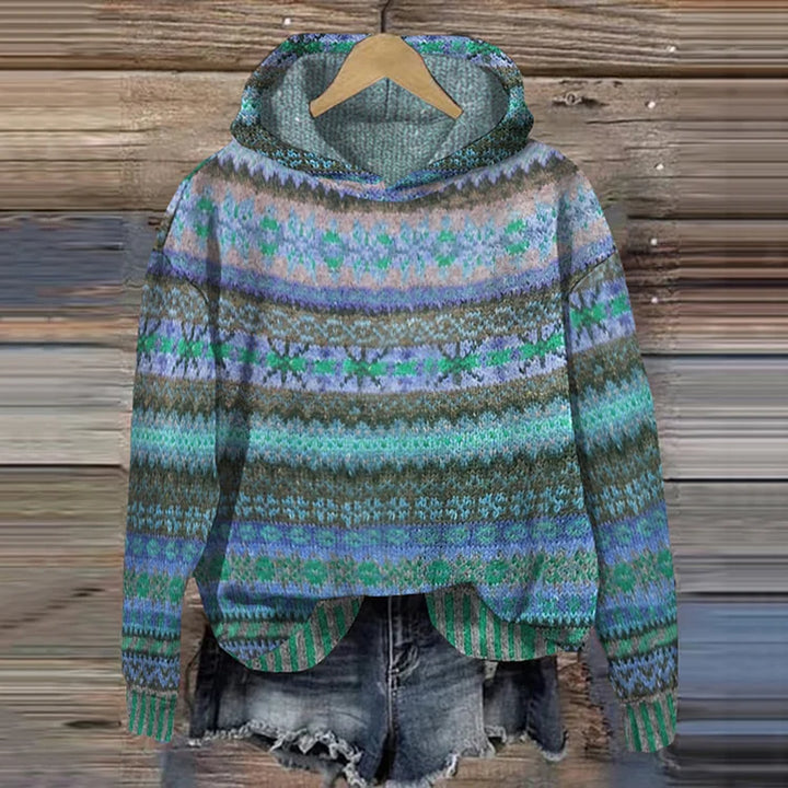 Uvelia | Sweat À Capuche Rétro Ethnique