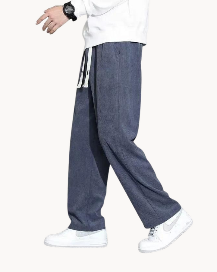 Sergio | Pantalon Décontracté Classique En Velours Côtelé