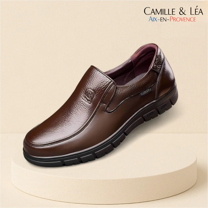 Clovis | Mocassins Orthopédiques en Cuir Confortables