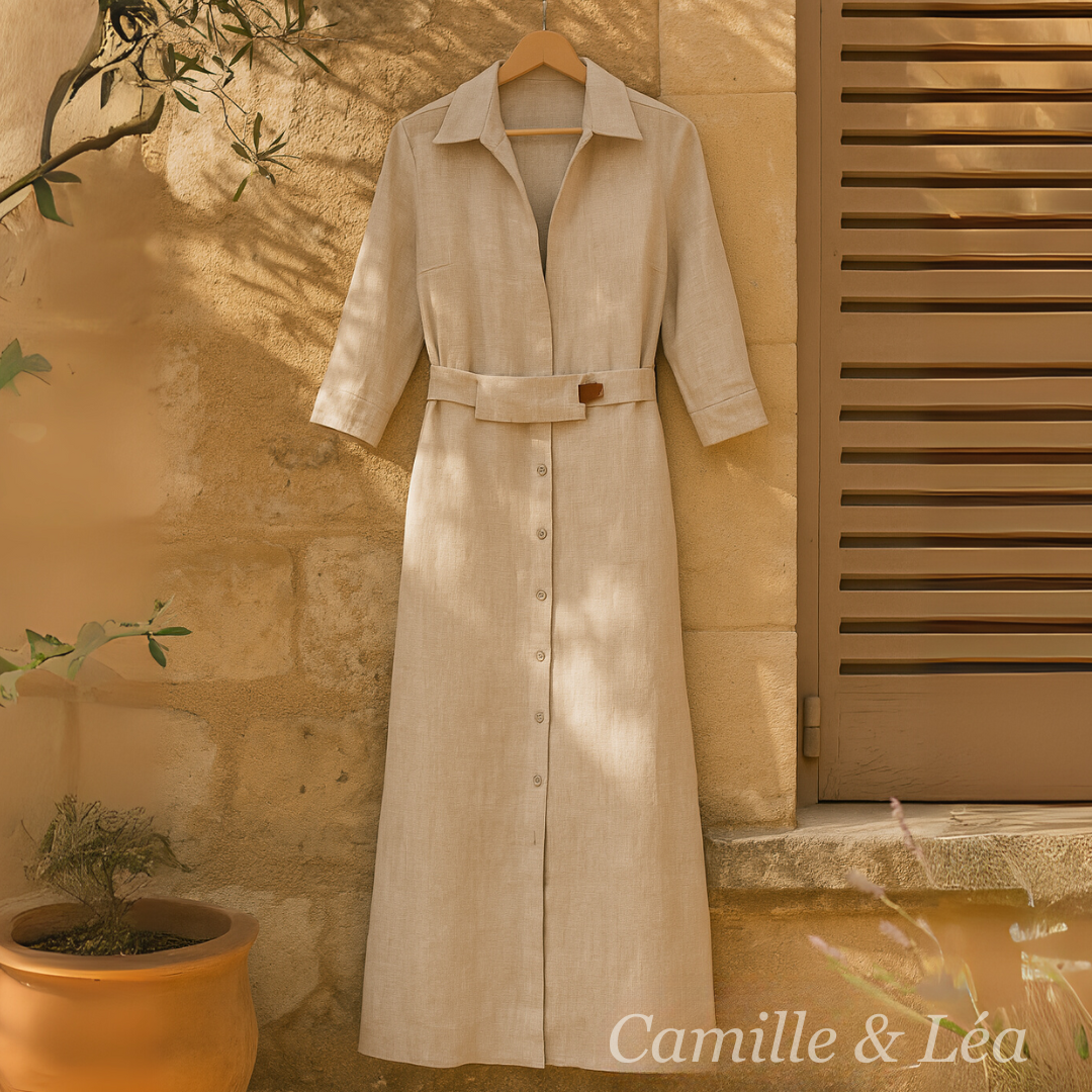 Astride | Robe Longue à Col en V