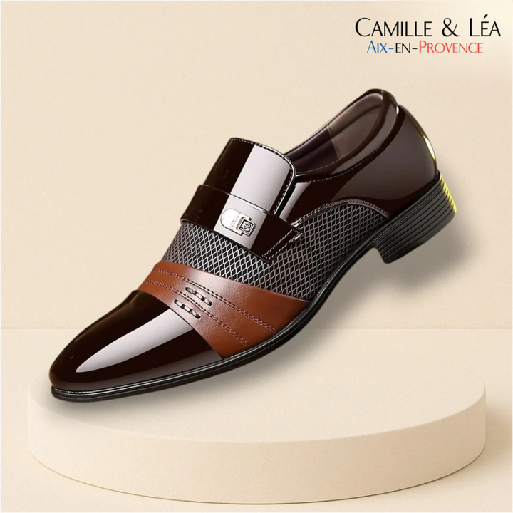 Maxime | Chaussures Habillées Brillantes Haut De Gamme