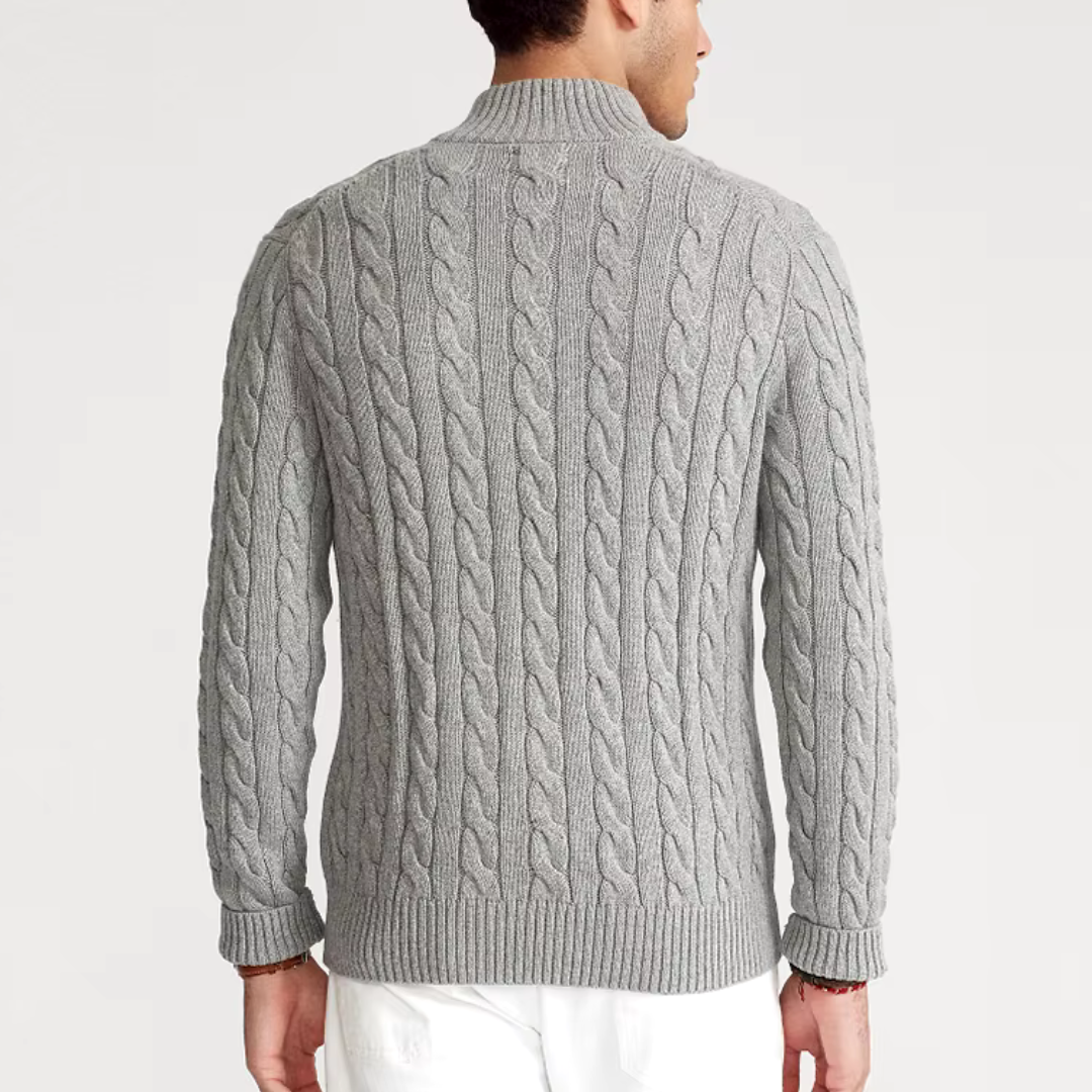 Nicolas | Pull Demi-Zip Style Old Money