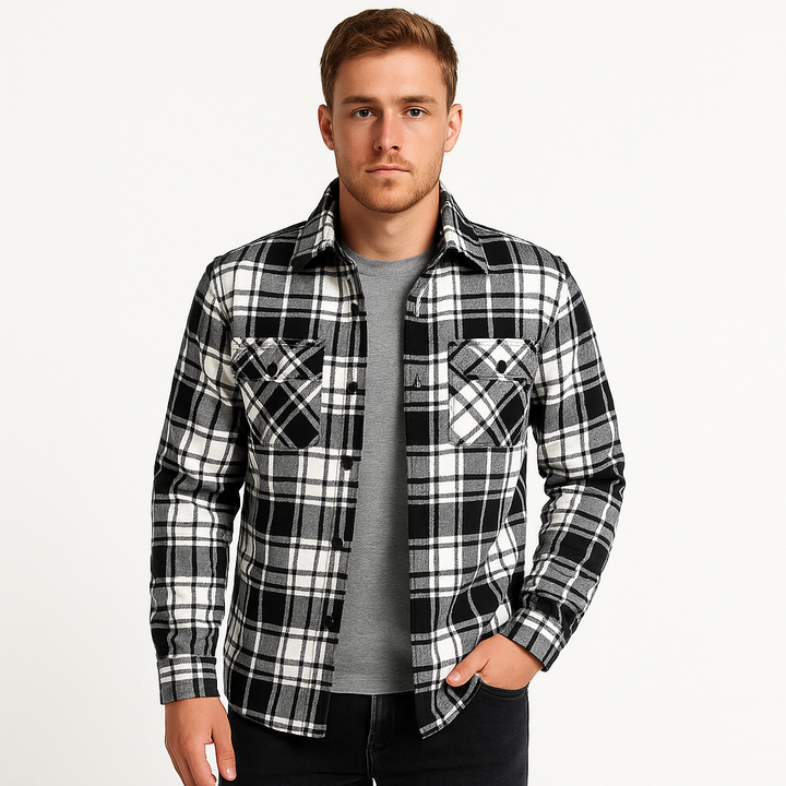 Tucker | Veste Matelassée À Carreaux