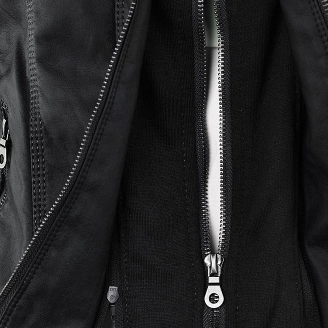 Odessa | Veste En Cuir Imperméable À Capuche