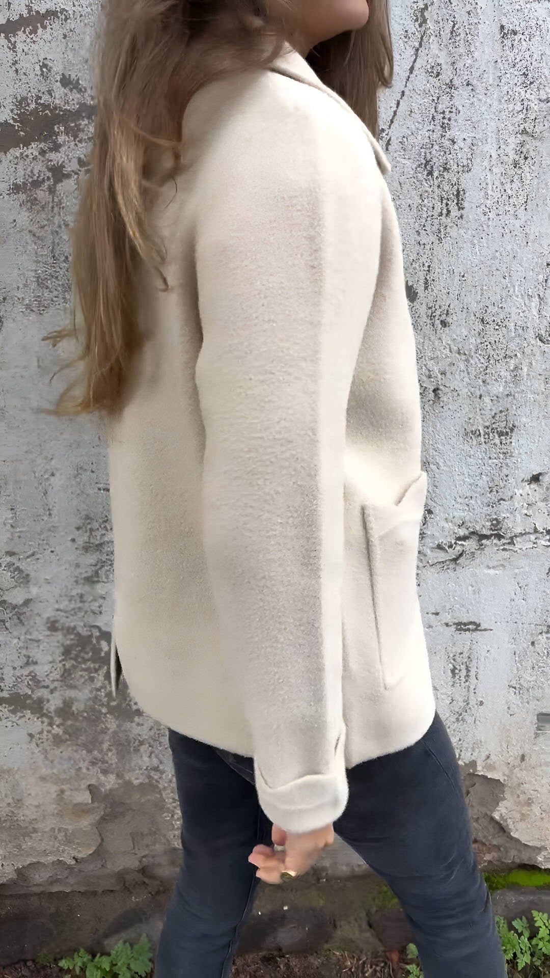 Fulvia | Veste Élégante À Revers Et Fermeture Éclair