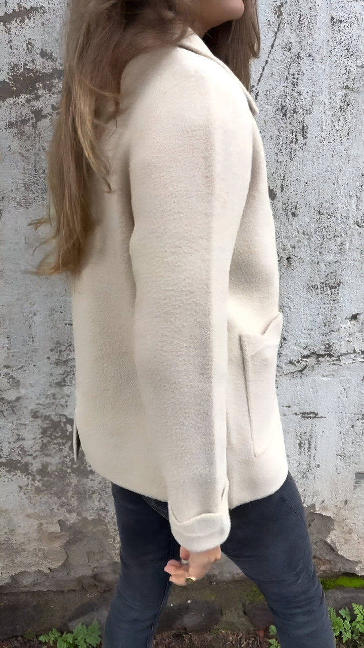 Fulvia | Veste Élégante À Revers Et Fermeture Éclair