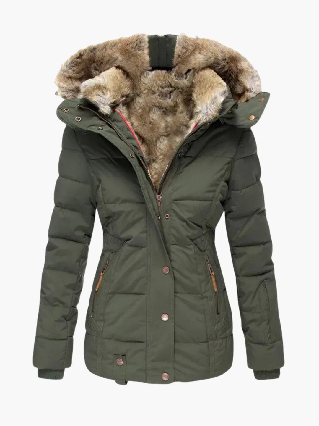 Anna | Veste d'hiver en fourrure