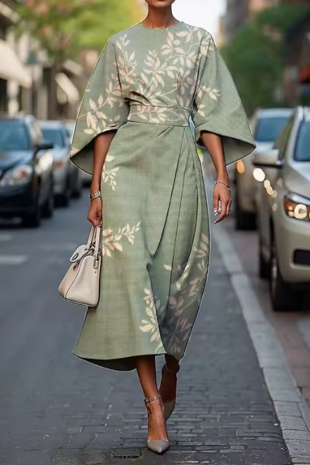 Moxlan | Robe Florale Élégante