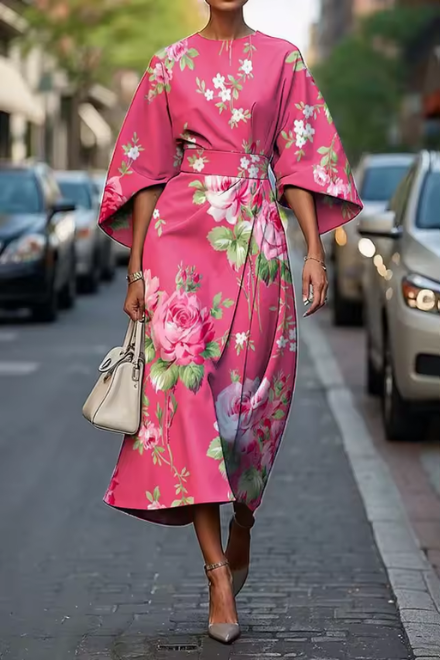 Moxlan | Robe Florale Élégante