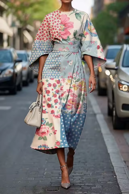 Moxlan | Robe Florale Élégante