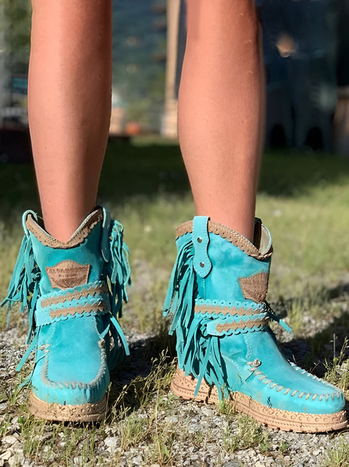 Meri | Bottes Bohèmes à Franges