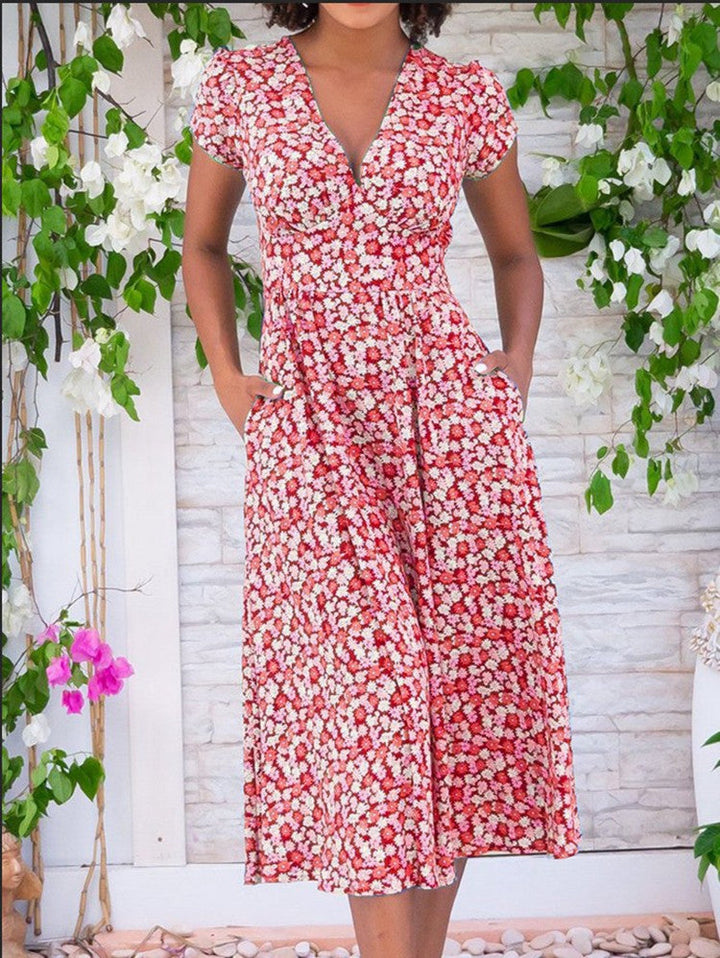 Fyang | Robe Midi Boutonnée Sur Le Devant