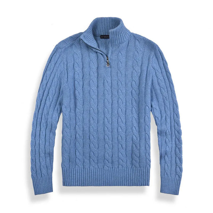 Nicolas | Pull Demi-Zip Style Old Money