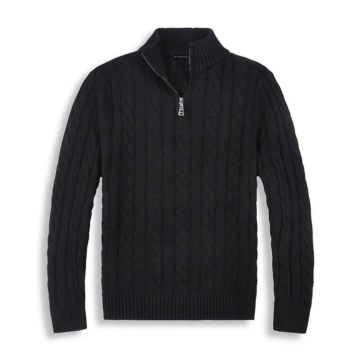 Nicolas | Pull Demi-Zip Style Old Money