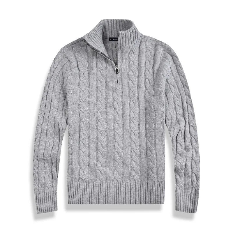 Nicolas | Pull Demi-Zip Style Old Money