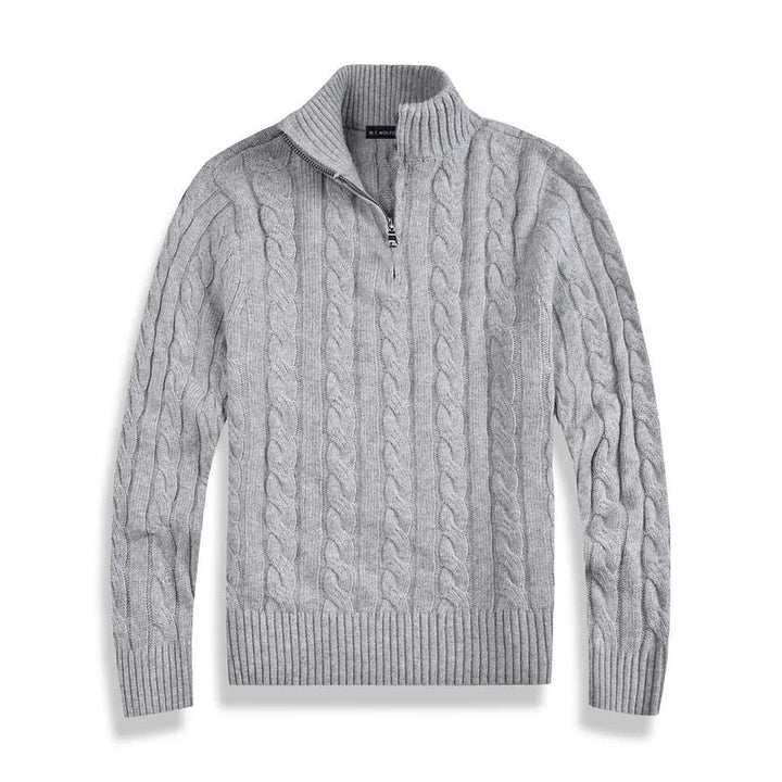 Nicolas | Pull Demi-Zip Style Old Money