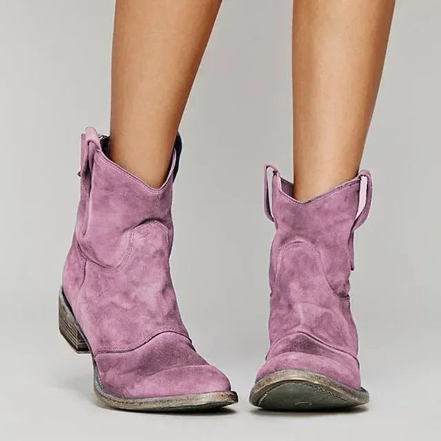 Zinny | Bottines Vintage Western à Cheville
