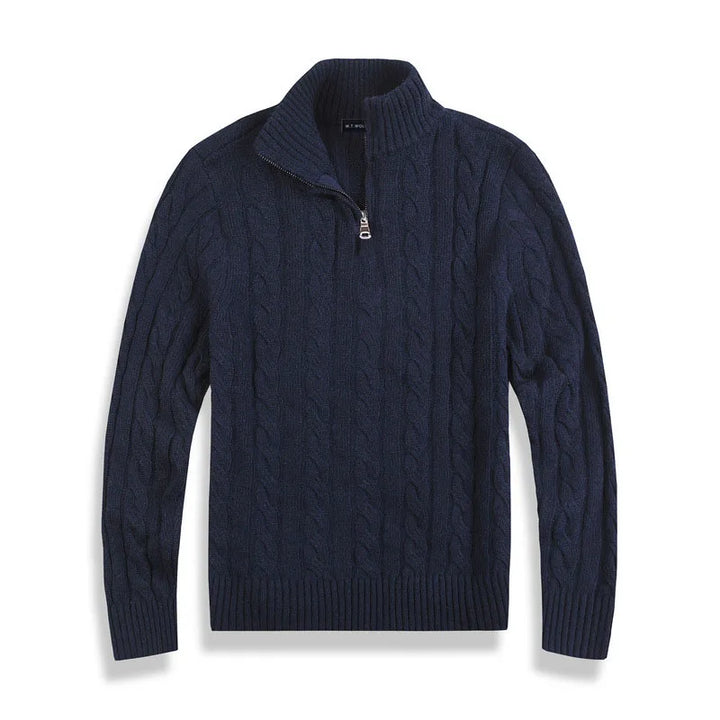Nicolas | Pull Demi-Zip Style Old Money
