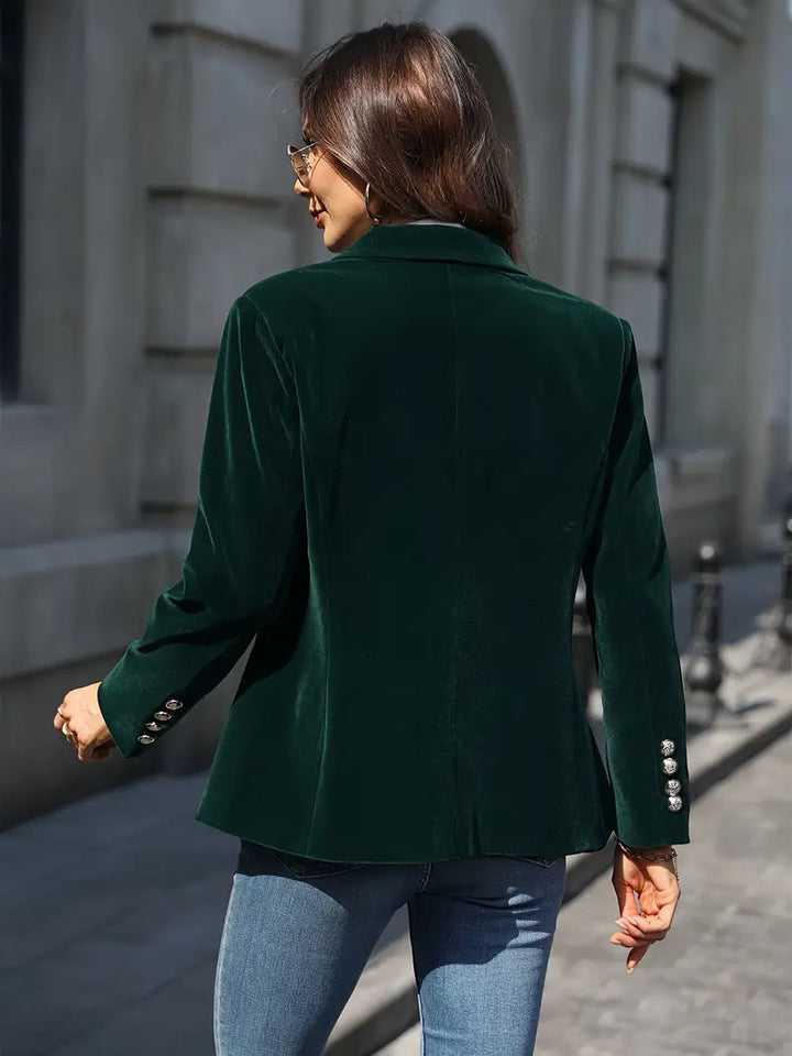 Isla | Blazer Élégant En Velours