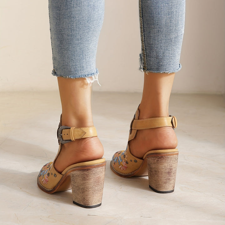 Rosine | Bottines À Fleurs Vintage