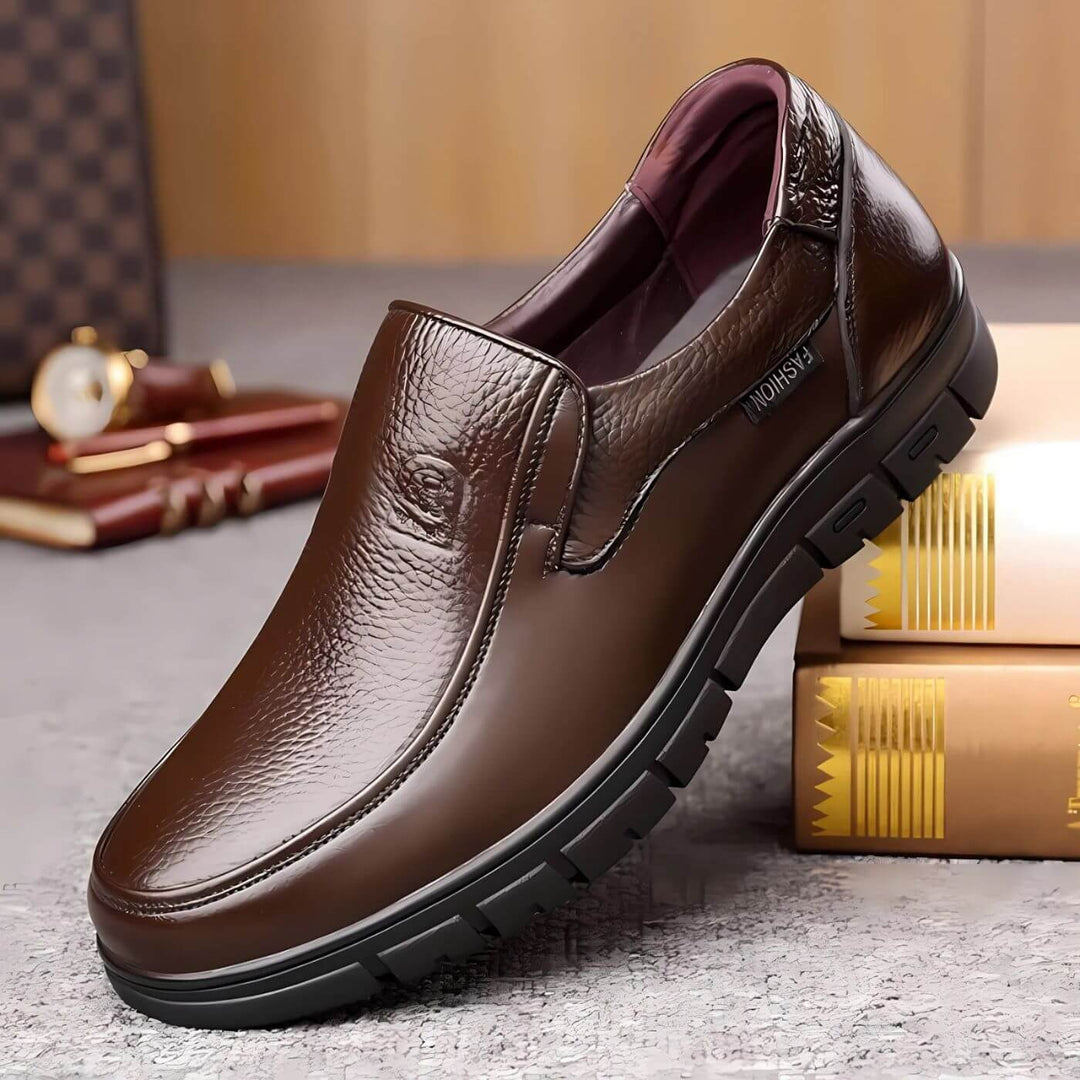 Clovis | Mocassins Orthopédiques en Cuir Confortables