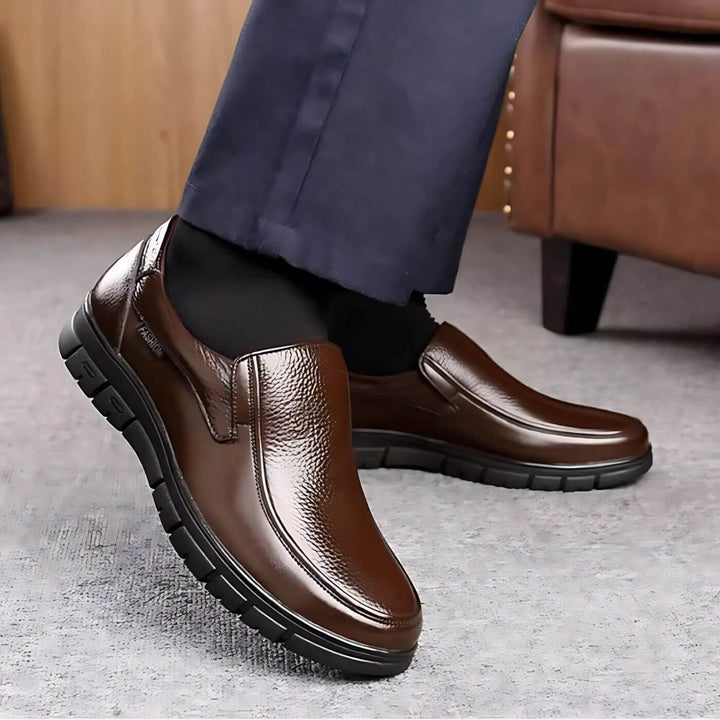 Clovis | Mocassins Orthopédiques en Cuir Confortables