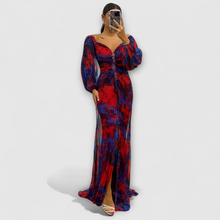 Geneviève | Robe Élégante À Col En V