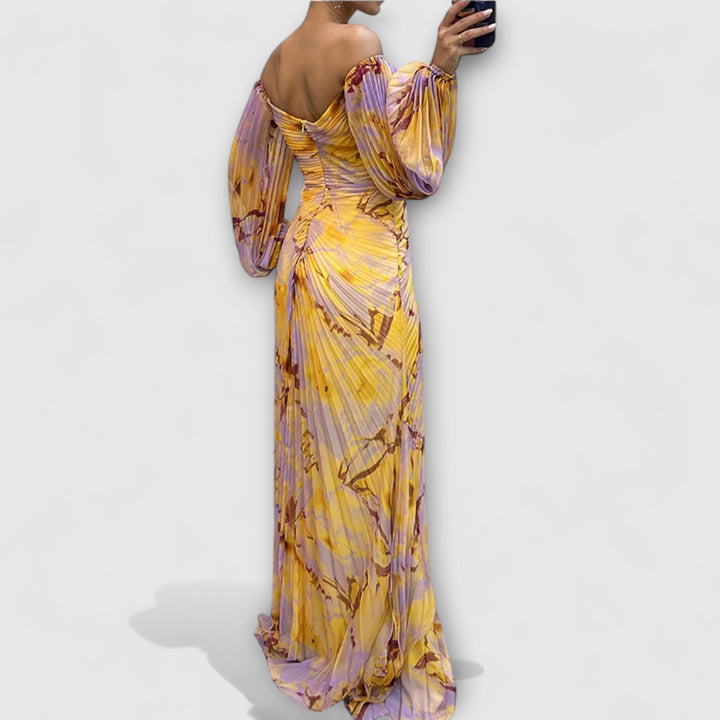 Geneviève | Robe Élégante À Col En V