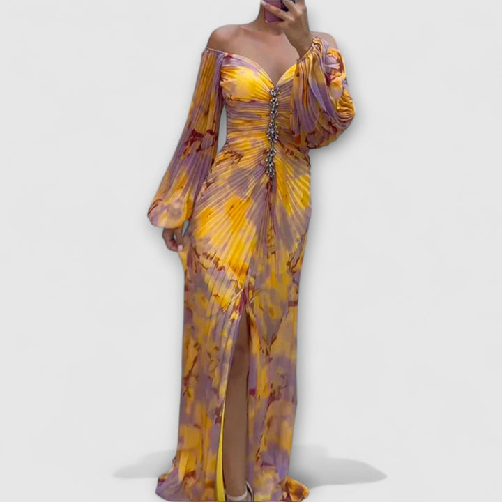 Geneviève | Robe Élégante À Col En V