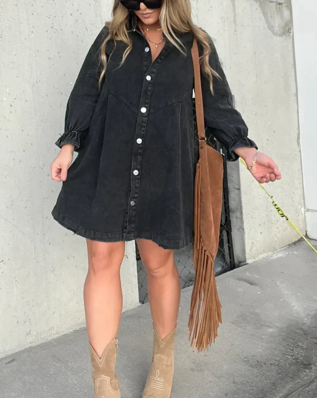 Gayelle | Chemise En Jean À Manches Longues