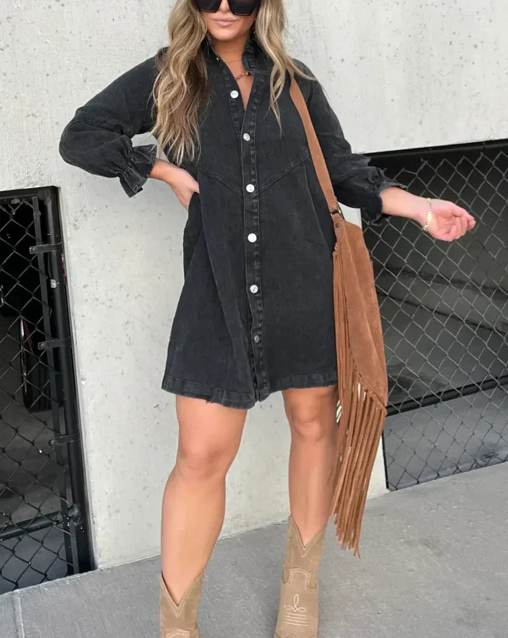 Gayelle | Chemise En Jean À Manches Longues