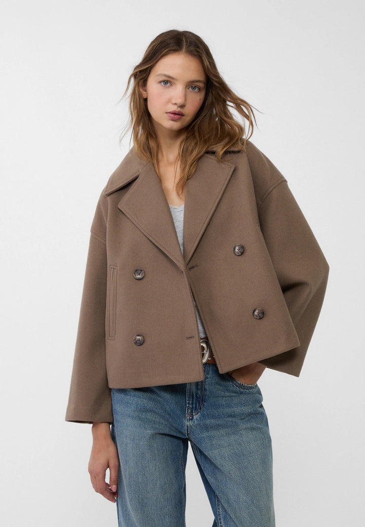 Alaia | Manteau Court Croisé