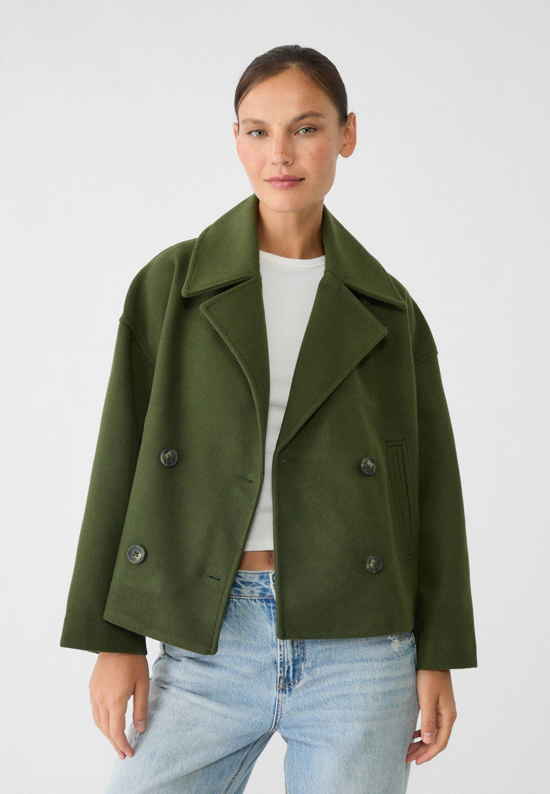 Alaia | Manteau Court Croisé
