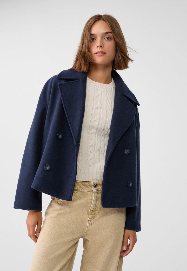 Alaia | Manteau Court Croisé