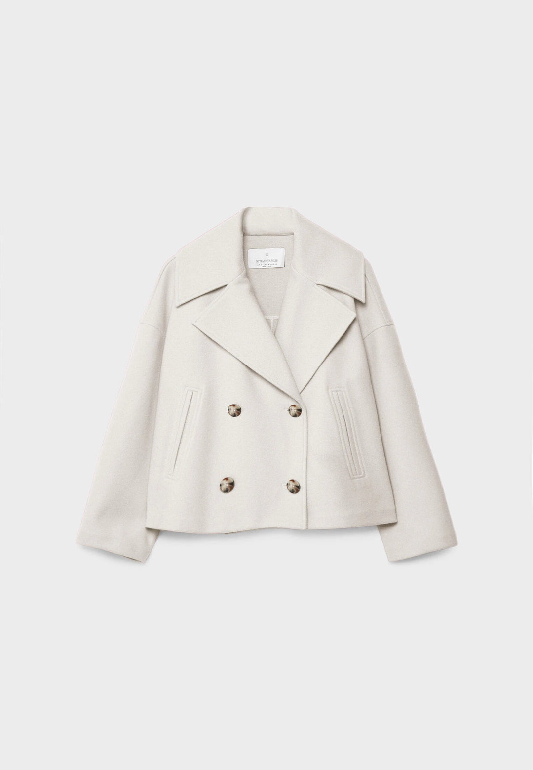 Alaia | Manteau Court Croisé