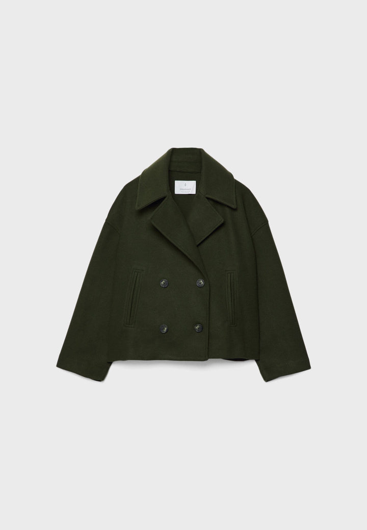 Alaia | Manteau Court Croisé
