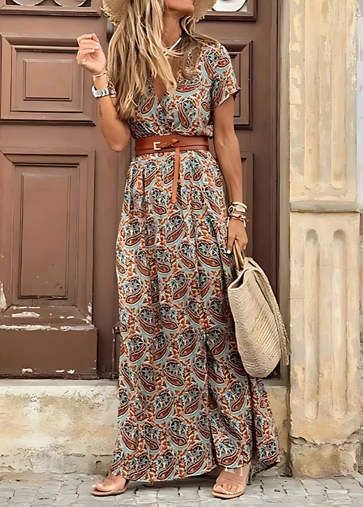 Tahlee | Robe Longue Bohème Élégante