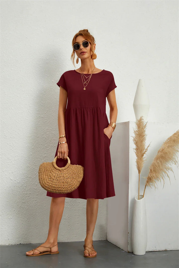 Apolline | Robe Décontractée à Poches