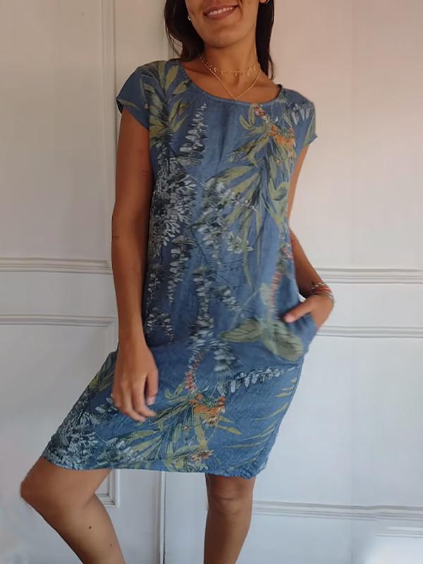Anne | Robe Confortable à Col Rond
