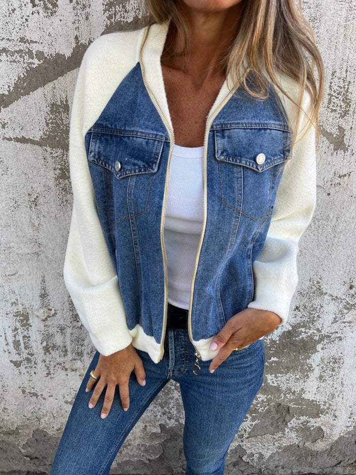 Zaria | Veste En Jean Élégante
