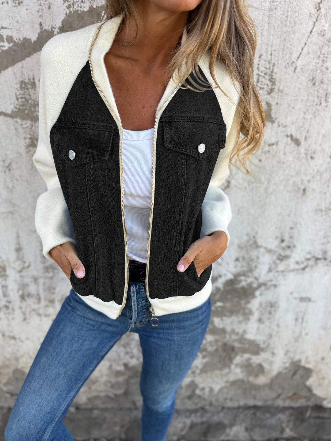 Zaria | Veste En Jean Élégante