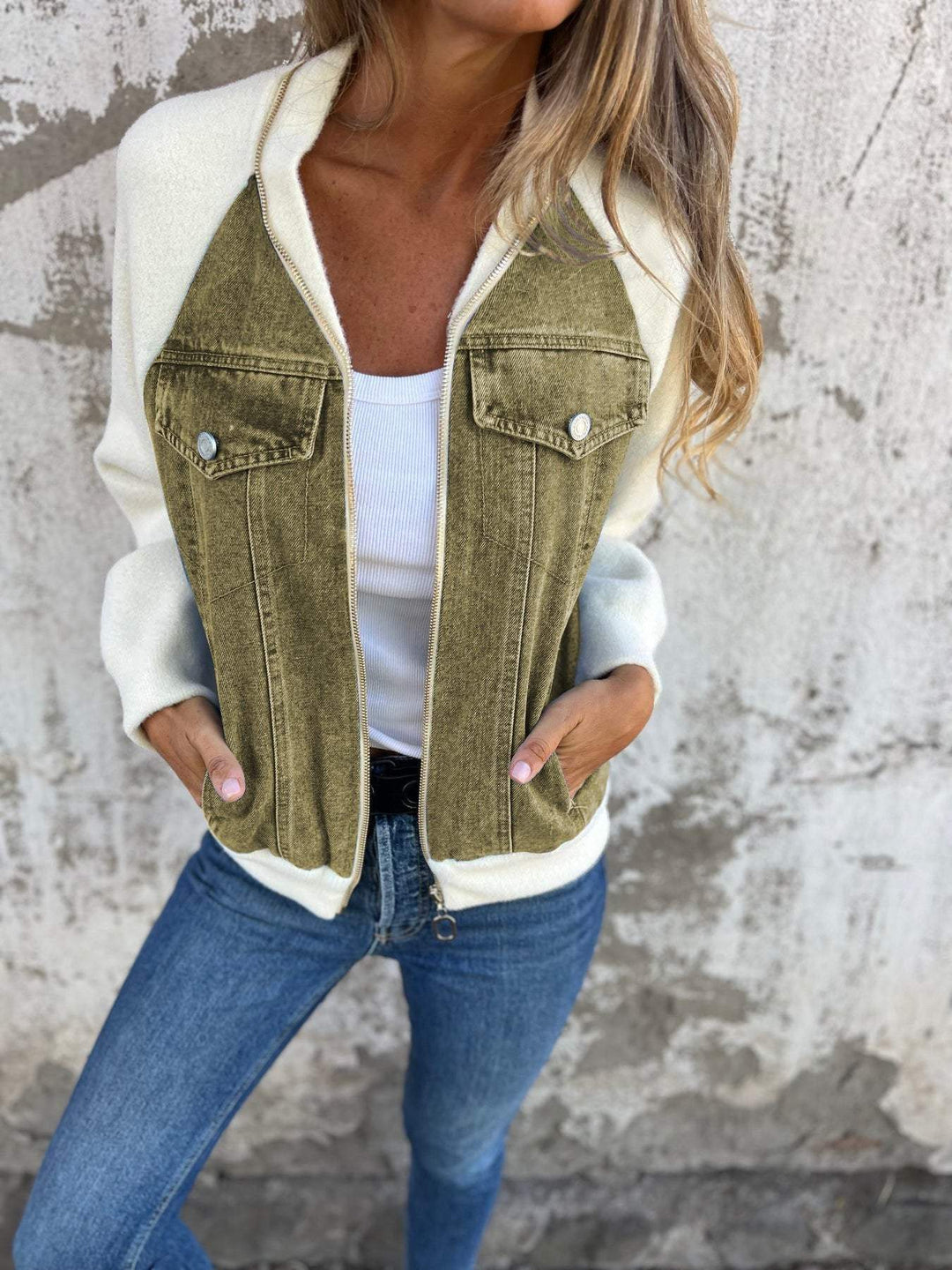 Zaria | Veste En Jean Élégante